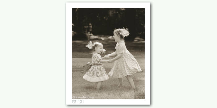 photograph of girls dancing