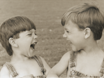 photograph of boys laughing